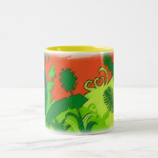 Tropical Sun Two-Tone Coffee Mug