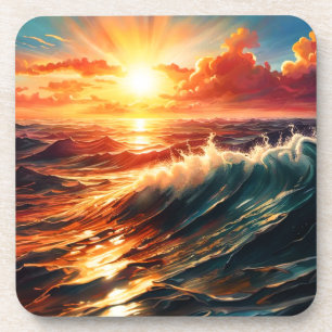 Tropical Sunrise Coaster