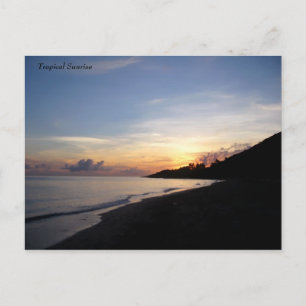 Tropical Sunrise Postcard