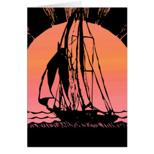 tropical sunrise sunset ship