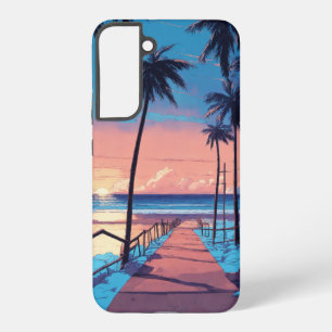 Tropical Sunset Bliss Samsung Galaxy Case