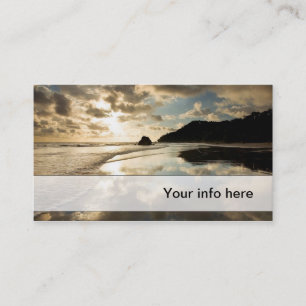 Tropical Sunset Business Card