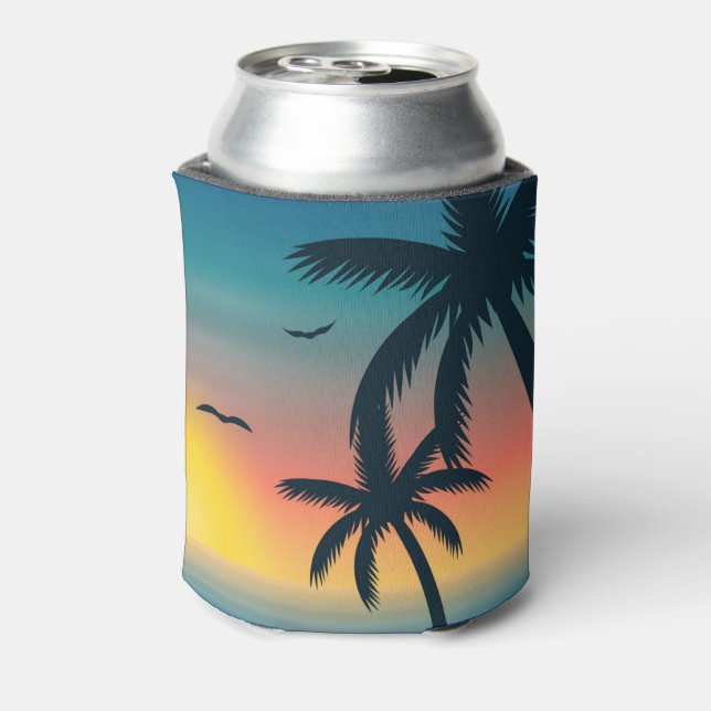 Tropical Sunset Can Cooler (Can Back)