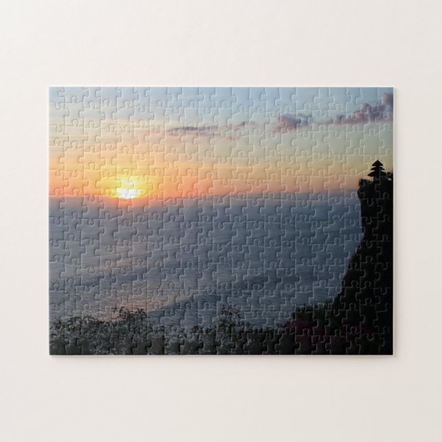 Tropical sunset jigsaw puzzle (Horizontal)