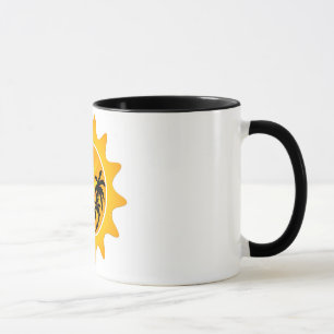 Tropical sunset mug