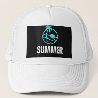 Tropical Sunset Palm Tree Summer Baseball Cap – Be