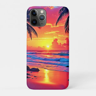 Tropical Sunset Paradise Design Case-Mate iPhone Case