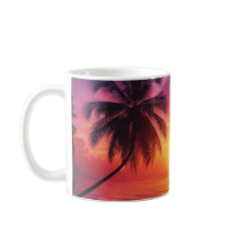 Tropical Sunset Paradise Mug – Ocean View Gift