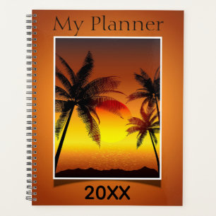 Tropical Sunset Planner