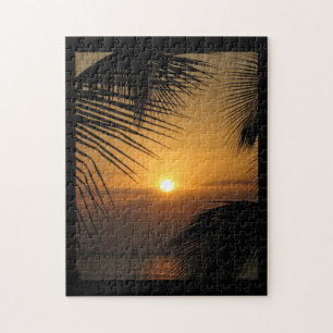 Tropical Sunset Scenic Puzzle