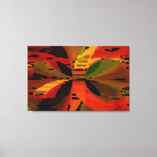 "Tropical Sunset" Stretched Canvas Print