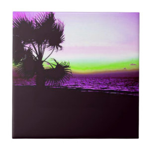 Tropical Sunset Tile