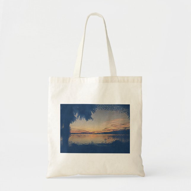 Tropical Sunset Tote Bag (Front)