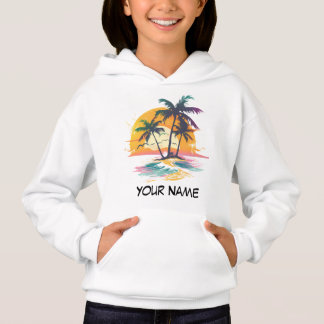 Tropical Sunset Vibes – Palm Trees & Beach Design