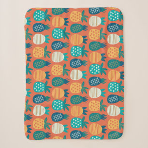 Tropical Sunsets Art Sherpa Blanket