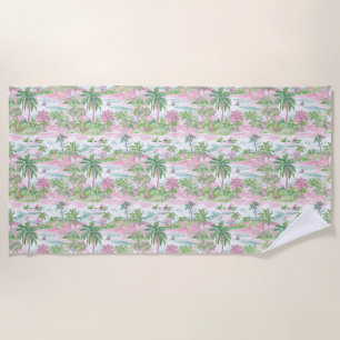 Tropical Sunshine Warms The Soul Beach Towel