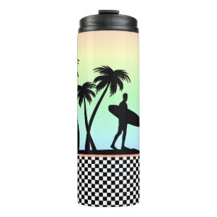 Tropical Surfer Personalised Thermal Tumbler