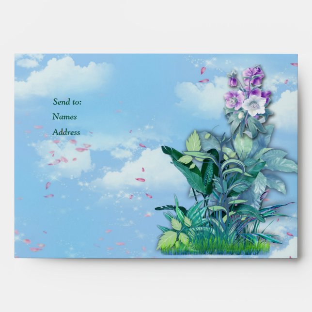 Tropical Surreal Landscape Envelope (Front)