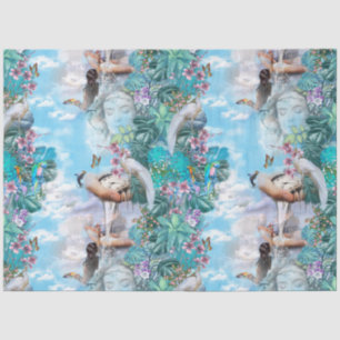 Tropical Surreal Landscapes Tissue Paper