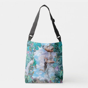 Tropical Surrealism Fantasy Crossbody Bag