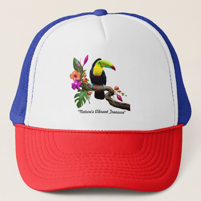 "Tropical Symphony" Trucker Hat (Front)