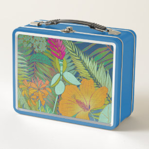 Tropical Tapestry II Metal Lunch Box