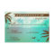 Tropical Teal Scenic Beach Wedding RSVP