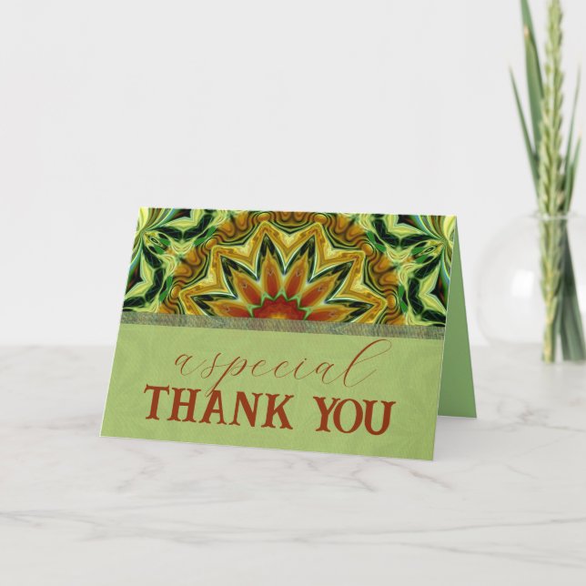 Tropical Thank You Card (Front)