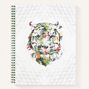 TROPICAL TIGER Spiral Notebook Primary Journal K2