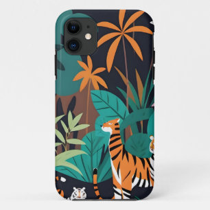 Tropical Tiger Trio Case-Mate iPhone Case