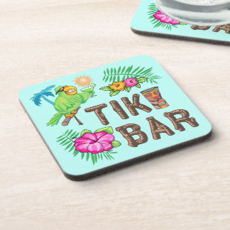 TROPICAL TIKI BAR COASTER