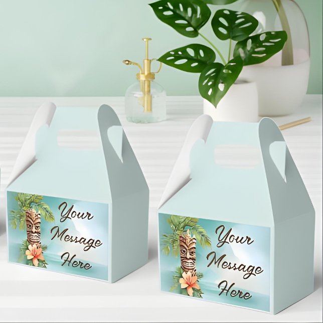 Tropical Tiki Party Favour Box (Creator Uploaded)