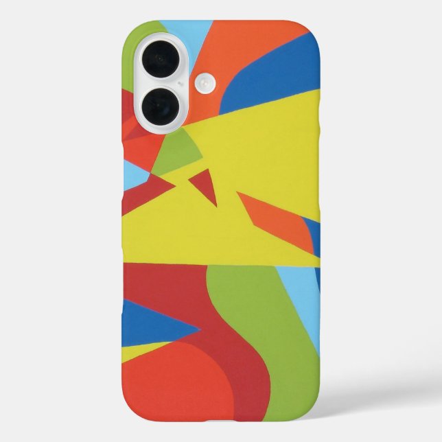 Tropical Toucan Beak Abstract Design Phone Cover (Back)