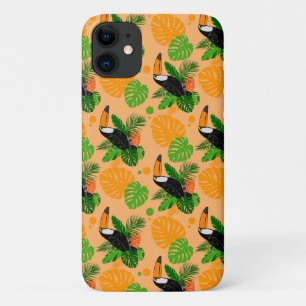 Tropical Toucan Bird Seamless Pattern Case-Mate iPhone Case