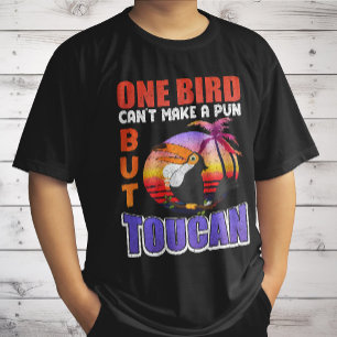 Tropical Toucan Bird Vintage Funny Toucan Bird Pun T-Shirt