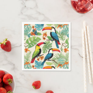 Tropical Toucan Canopy Napkin