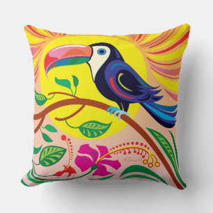 Tropical Toucan Cushion