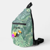 Tropical Toucan Design Sling Bag