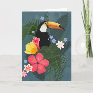 Tropical Toucan in the Wilderness Card