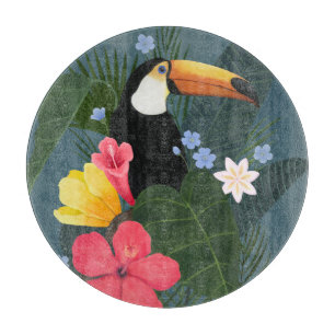 Tropical Toucan in the Wilderness Cutting Board