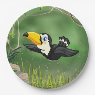 Tropical Toucan Paper Plate