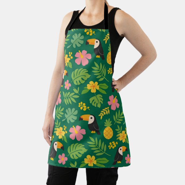 Tropical Toucan Paradise  Apron (Insitu)