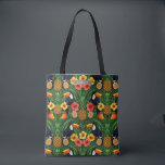 Tropical Toucan Pineapple Hibiscus Vibrant  Tote Bag<br><div class="desc">Escape to paradise with every step you take with our Tropical Toucan Tote Bag – a stunning celebration of colour, nature, and island spirit. This eye-catching tote features a richly detailed illustration of vibrant toucans nestled among golden pineapples, luscious passionfruit, juicy mangoes, and blooming hibiscus flowers in radiant red and...</div>