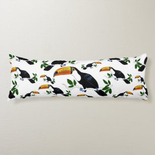 Tropical Toucans - Playful Jungle Body Cushion