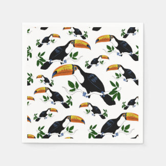 Tropical Toucans - Playful Jungle Napkin
