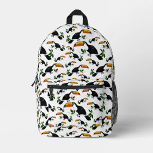 Tropical Toucans - Playful Jungle Printed Backpack