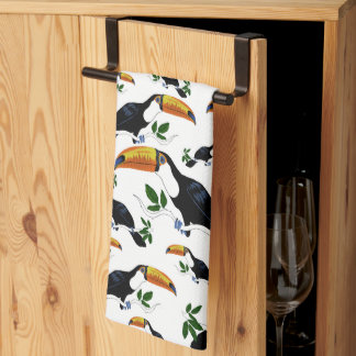 Tropical Toucans - Playful Jungle Tea Towel