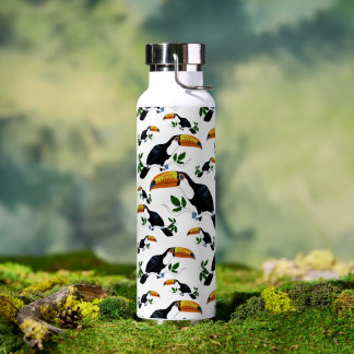 Tropical Toucans - Playful Jungle Water Bottle