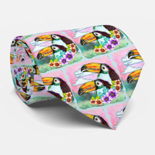 Tropical Toucans Tie