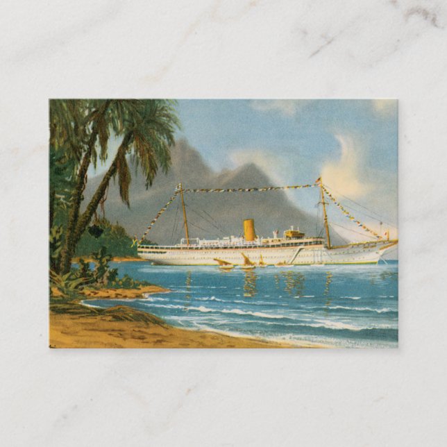 Tropical Travels Business Card (Front)